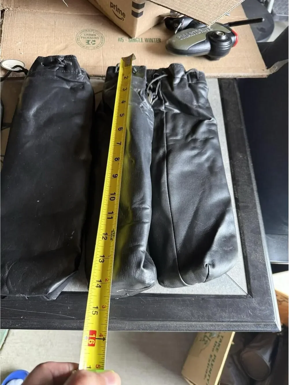 Camera Lens Pouches Lot Of 4 , Long Lens, Made In Korea